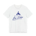 America On Edge Unisex Jersey Tee - Trendy Graphic T-Shirt for Casual Wear