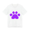 Unisex Jersey Short Sleeve Tee All Sizes Cute Retro Pixel Art Furry Gamer Paw