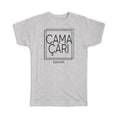 Gift T-Shirt : Camacari Bahia Square Modern Minimalist Font
