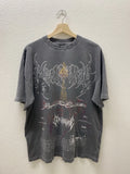 Civil Regime Men's Skull Rose Graphic Cotton Crew Neck T-Shirt Black M