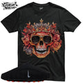 Shirt To Match Mind 001 Slide Black Chrome Unisex Tee Skull Shirt