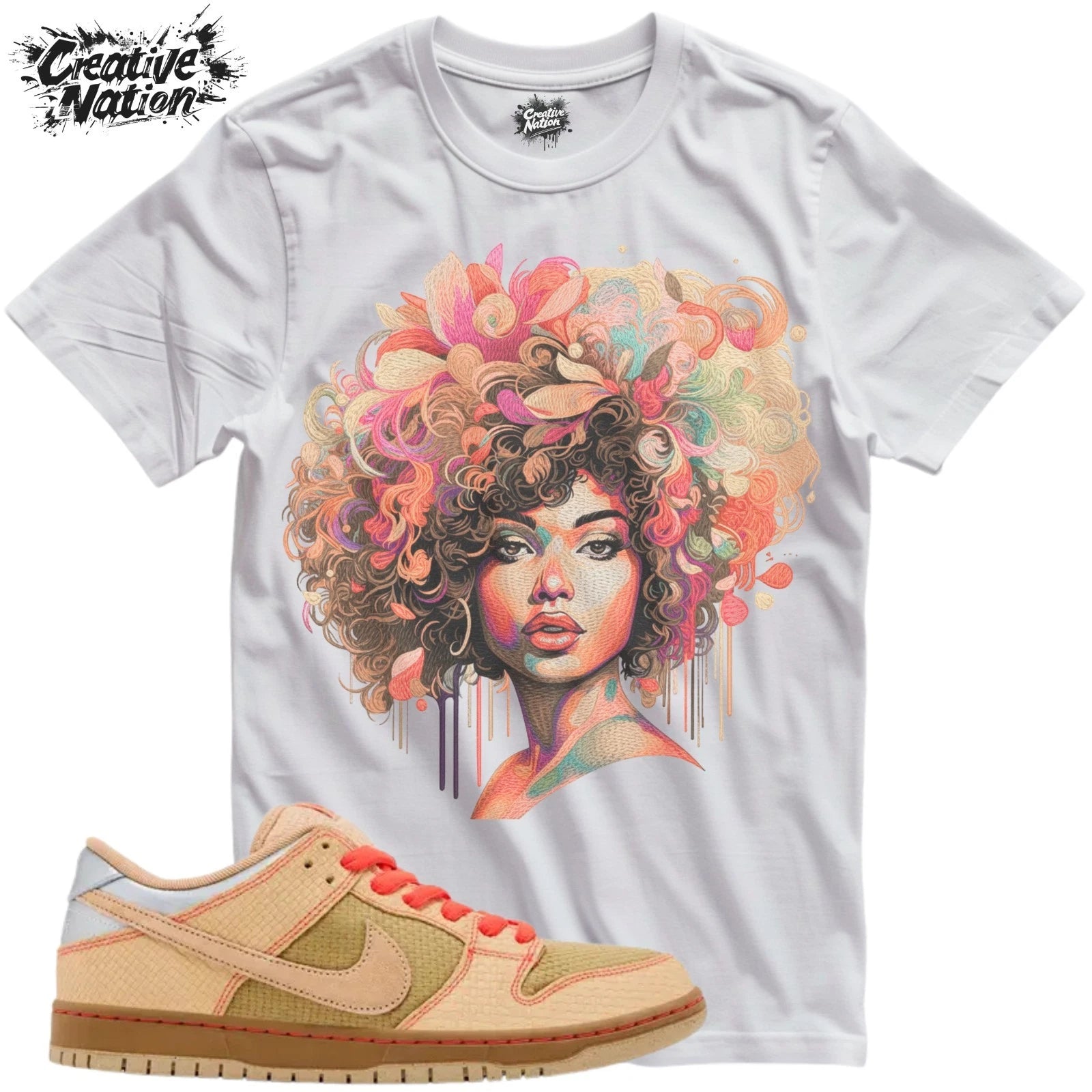 Shirt To Match Som Tum Unisex Tee Sneaker Shirt Afro Shirt Sneaker Tee Outfit