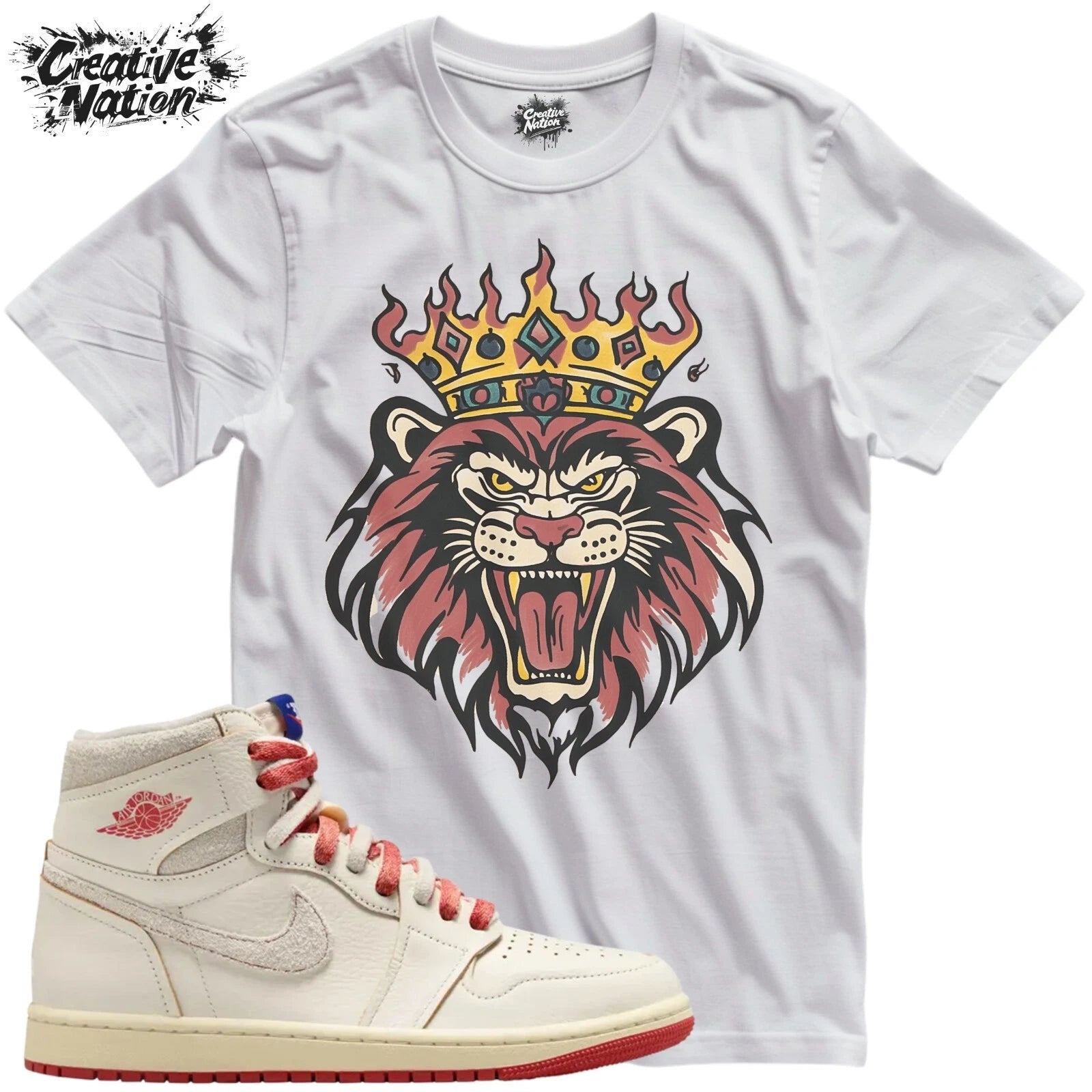 Shirt To Match 1 Rare Air Sail Cinnabar Unisex Tee Lion Shirt Gift