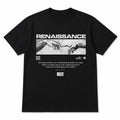 Renaissance Art T-Shirt Michelangelo Hand Graphic Tee Urban Streetwear Men Black