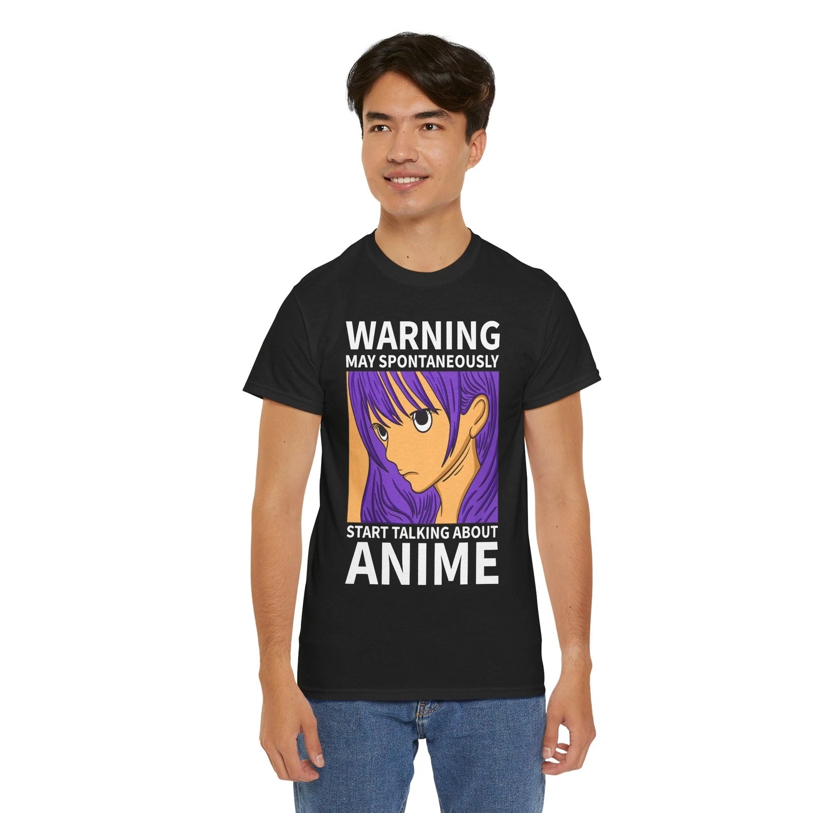 Start Talking About Anime T-Shirt | Minimalist Rising Sun Shirt