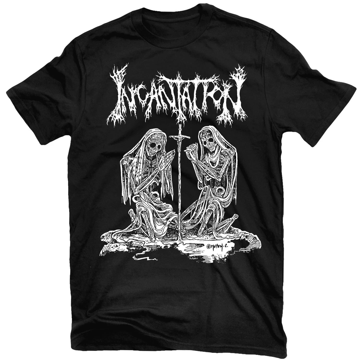 INCANTATION Deliverance Of Horrific Prophecies TShirt NEW Relapse Records TS4852