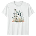 Watercolor Plant T-Shirt Botanical Illustration Gift For Him And Her