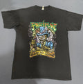 Vintage 1998 Page & Plant T Shirt Mens Black Walking Into Clarksdale Tour Tee
