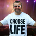 CHOOSE LIFE T Shirt Wham Replica GEORGE MICHAEL 80's Retro Fancy Dress S-3XL Lot
