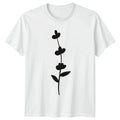Moon Phase Lavender Womens T-Shirt Botanical Nature Mothers Day Gift For Her