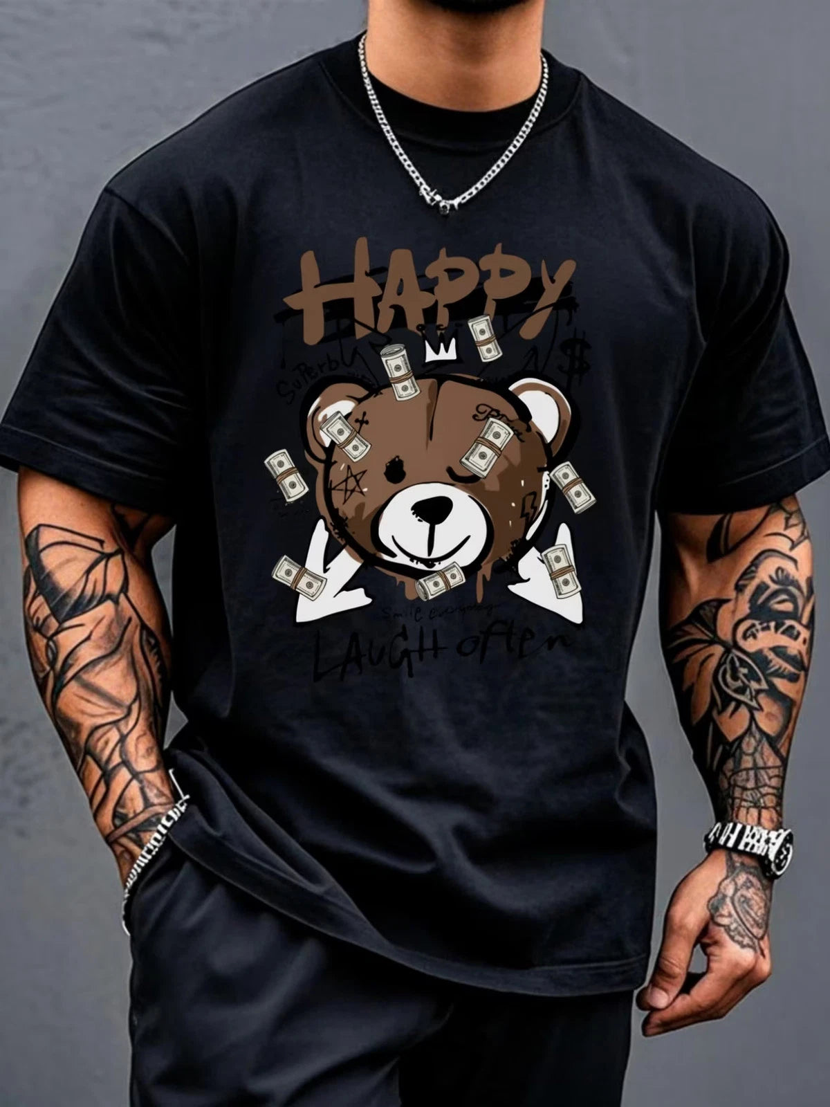 Stylish, Versatile, and Comfortable Men's T-shirt, Trendy and Fashionable, with