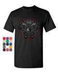 Bengal Rising Dragons T-Shirt Asian Art Wild Tiger Yin and Yang  Mens Tee Shirt