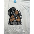 Hanes Heavyweight Southboyz Graphic T-Shirt Mens XL White Urban Streetwear Y2K