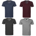 Streetspun Basic V T-Shirt Heather Blend V-Neck Top Modern Men's T-Shirt