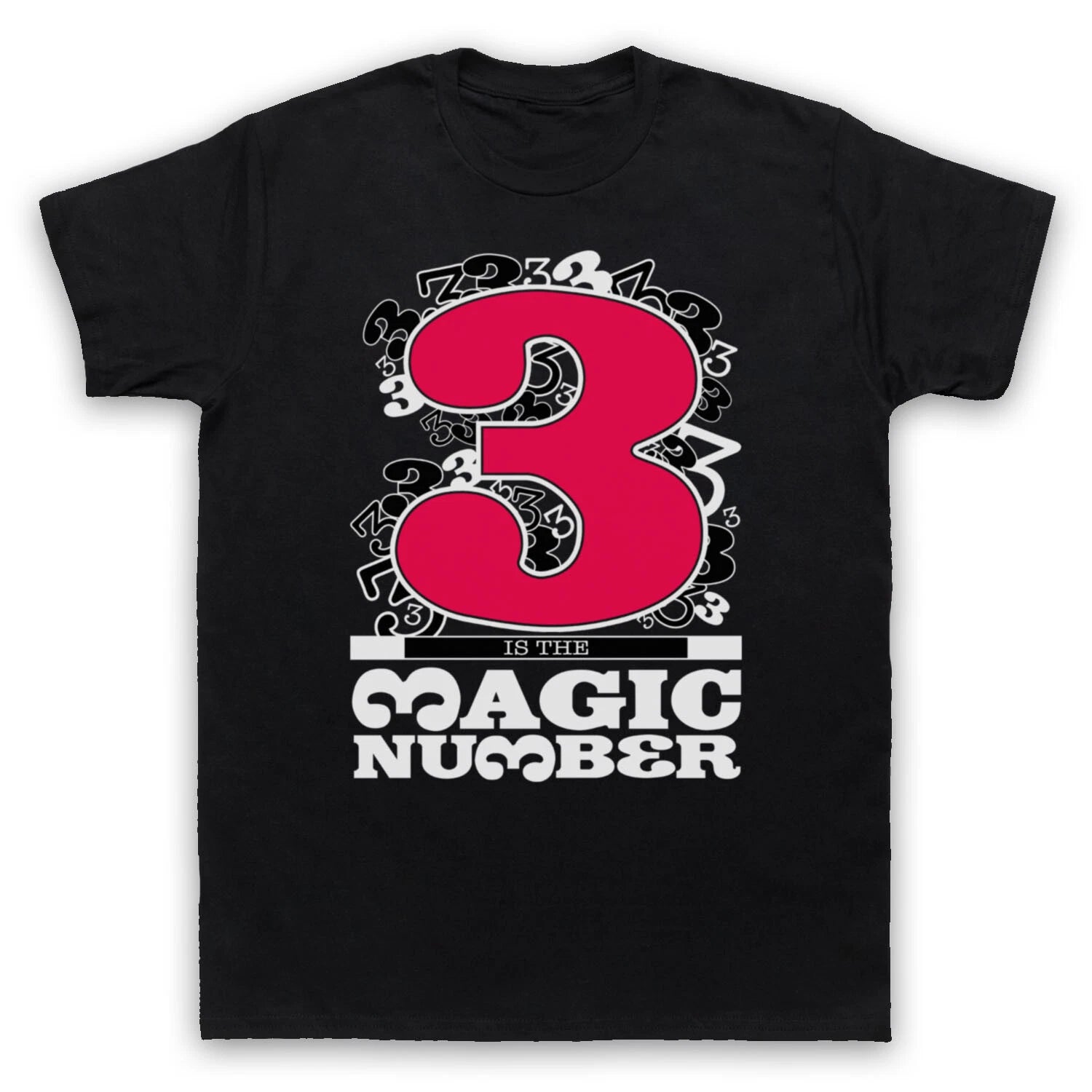 3 is the Magic Number De La Classic Retro Rap Hip Hop Soul Mens & Womens T-shirt