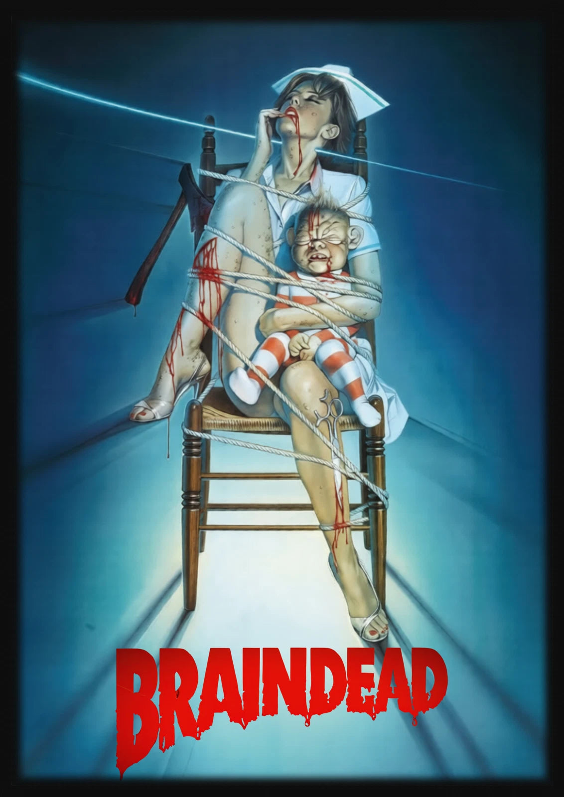 Braindead aka Dead Alive Japan Poster T-Shirt |  Horror Movie Art