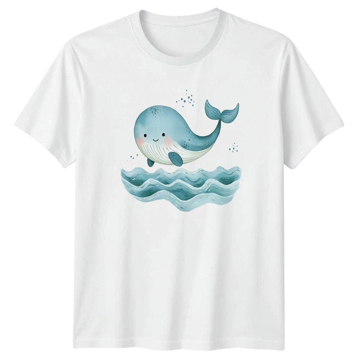 Cute Whale T-Shirt Ocean Life Gift For Him And Her