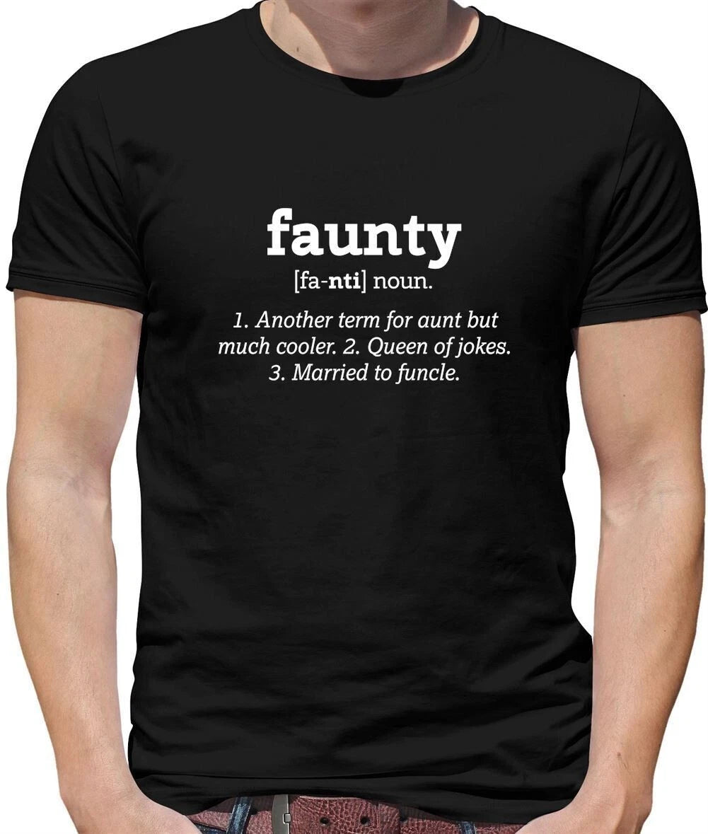 Faunty Hot Funny - Mens - Auntie Auntie Love Cool