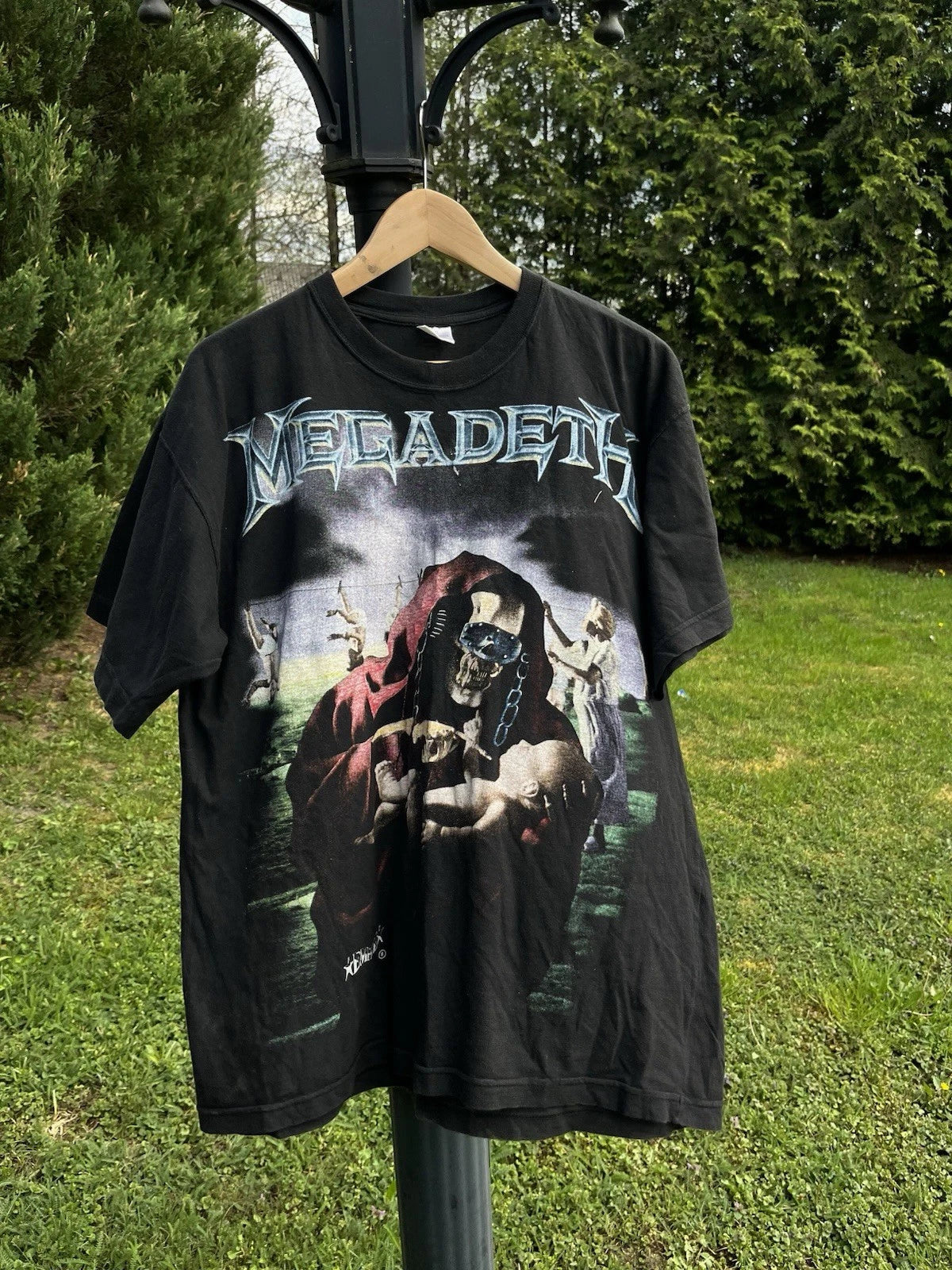 Vintage Megadeth T Shirt 1995 Youthanasia Empire Rare Euro XL