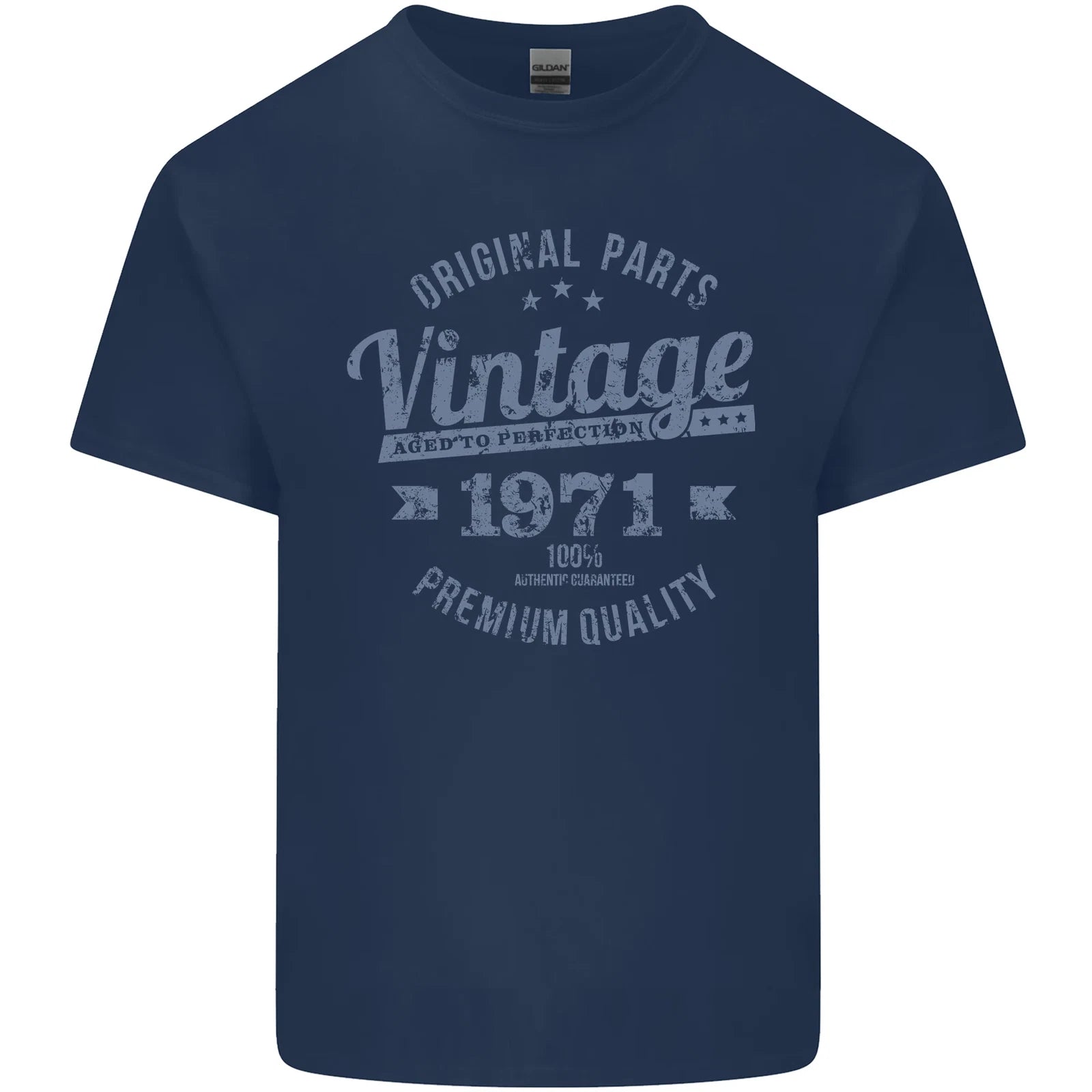 Vintage Year 55th Birthday 1971 Mens Cotton T-Shirt Tee Top