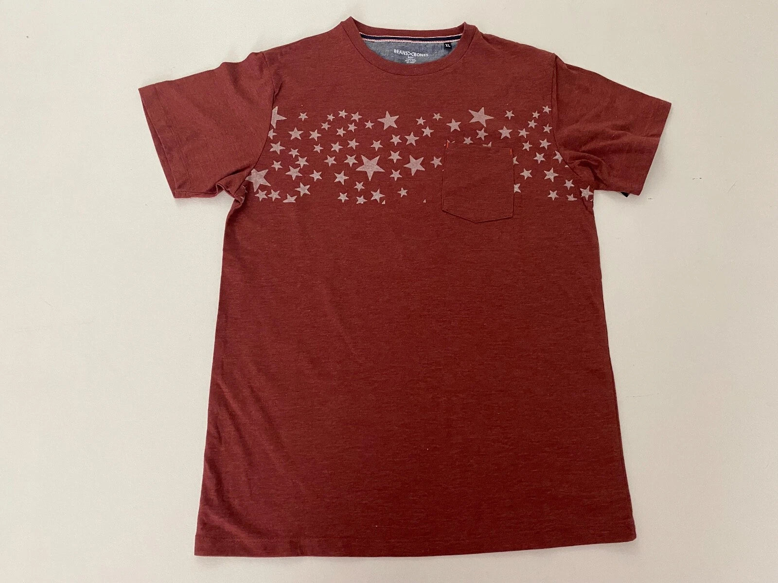 Beans X Bones Graphic Brown T-Shirt Size XL