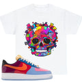 Shirt To Match Orange Unisex Tee Skull Shirt