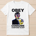 Obey 80's They Live Consume Conform Movie Horror Sci Funny Gift Tee T Shirt 8015
