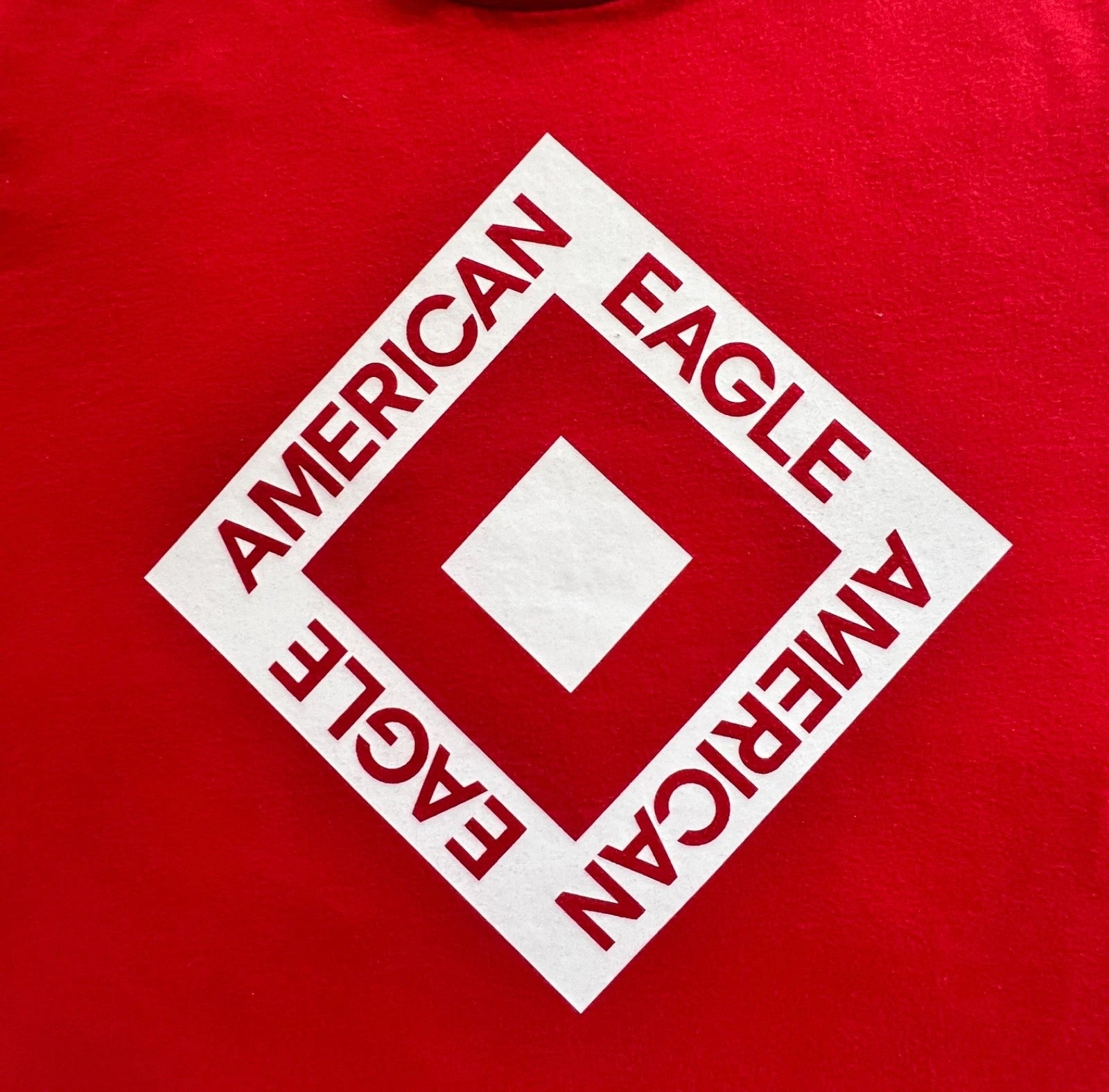 American Eagle Outfitters AEO Men's Active Large T-Shirt Red Athletic Fit