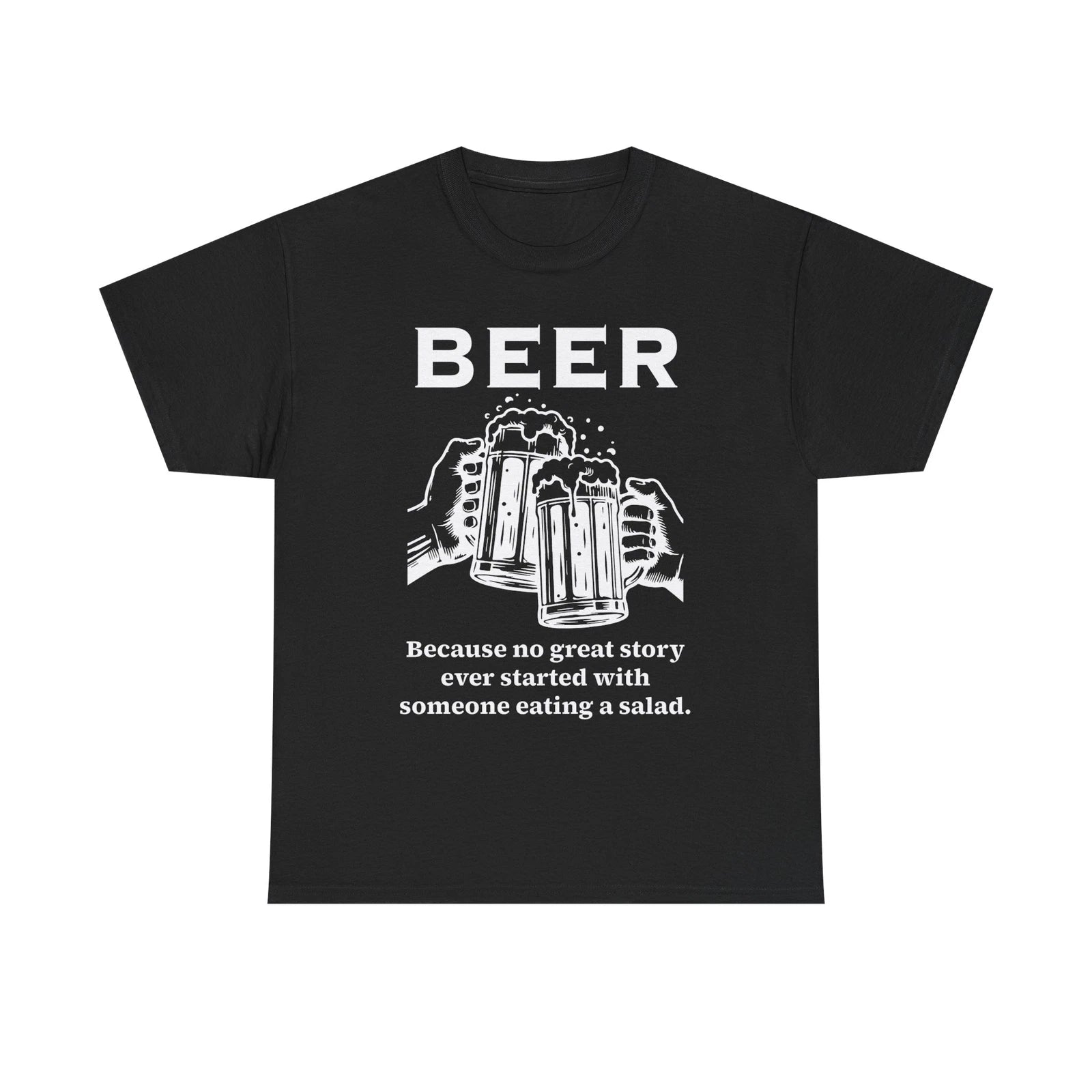 Humorous Beer Lover Tee - Unisex Heavy Cotton Shirt, Gifts for Beer Enthusiasts,