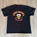 Vintage Frisco Choppers Shirt Mens XL Black 80S 90S Flames Skulls Biker Tee Rare