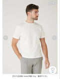 AOURE White T-Shirt XL Size Stylish Cotton Top for Men