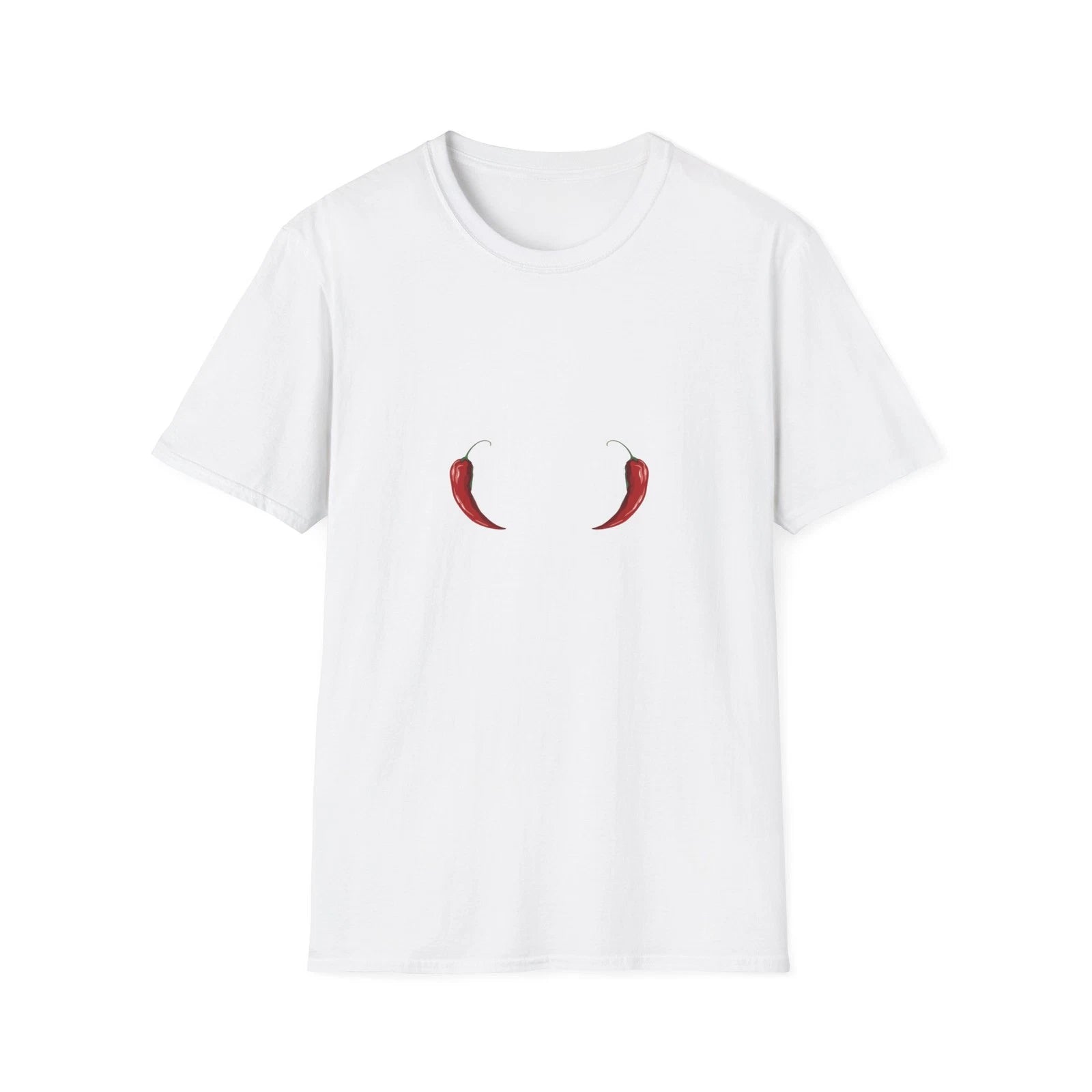 Maglietta Minimal Red Chili | T-shirt Spicy Design Urban Pop