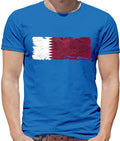 Qatar Grunge Flag Style - T-Shirt - Qatar Country Love Live Born City Of