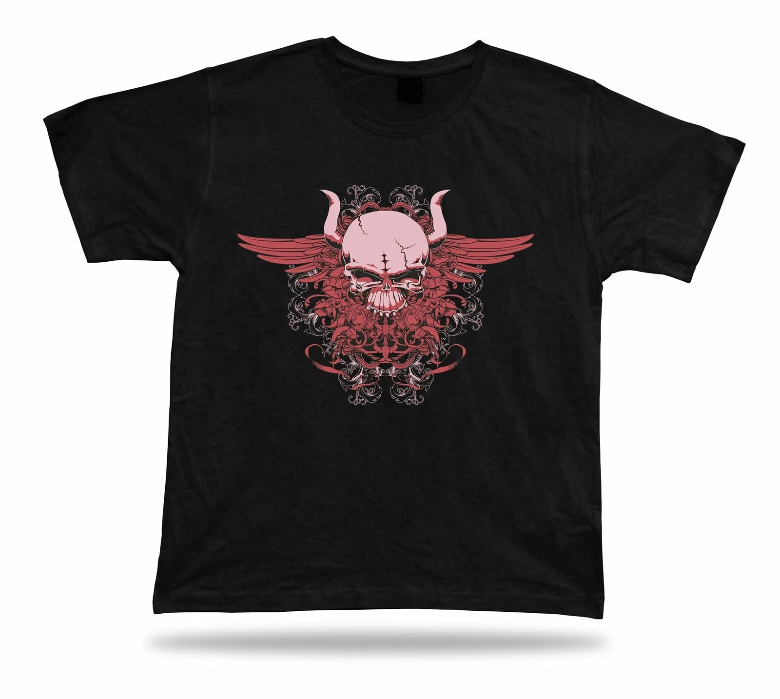 Demon Evil Skeleton Skull modern stylish awesome cool t shirt tee design tee