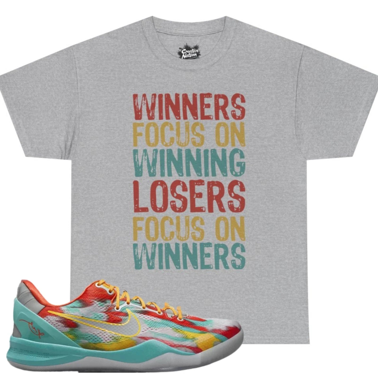 Shirt To Match 8 Unisex Tee Sneaker Shirt Gift For Him Gym Shirt