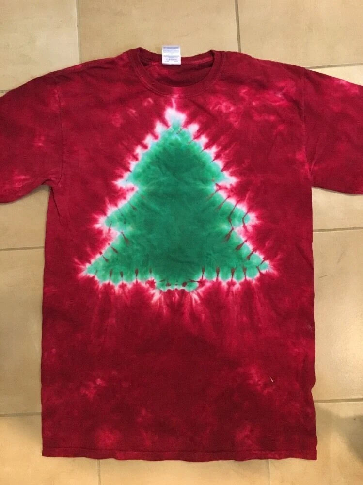 Youth Christmas Tree tie dye shirt - Kids Christmas Tree shirt - Fam Jams - PJs