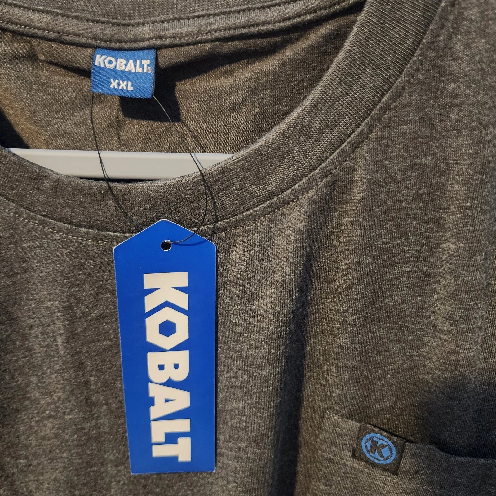 Kobalt Men Long Sleeve Gray T-shirt 2XL