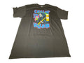 Chillin’ Like A Villian Mens T-Shirt Sz LRG Black Skull Grim Reaper 100% Cotton