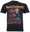 Official Iron Maiden T Shirt Run To The Hills New Black S M L XL XXL
