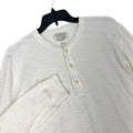 Lucky Brand Henley Shirt Mens M Waffle Knit Thermal Long Sleeve Casual Layering