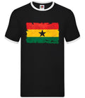 Ghana Flag Grunge Style - Men's Wrestler - Ghanaian Travel Flags