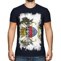 SAINT BARTHELEMY GRUNGE FLAG MENS T-SHIRT TEE TOP SAINT-BARTHÉLEMY SHIRT GIFT