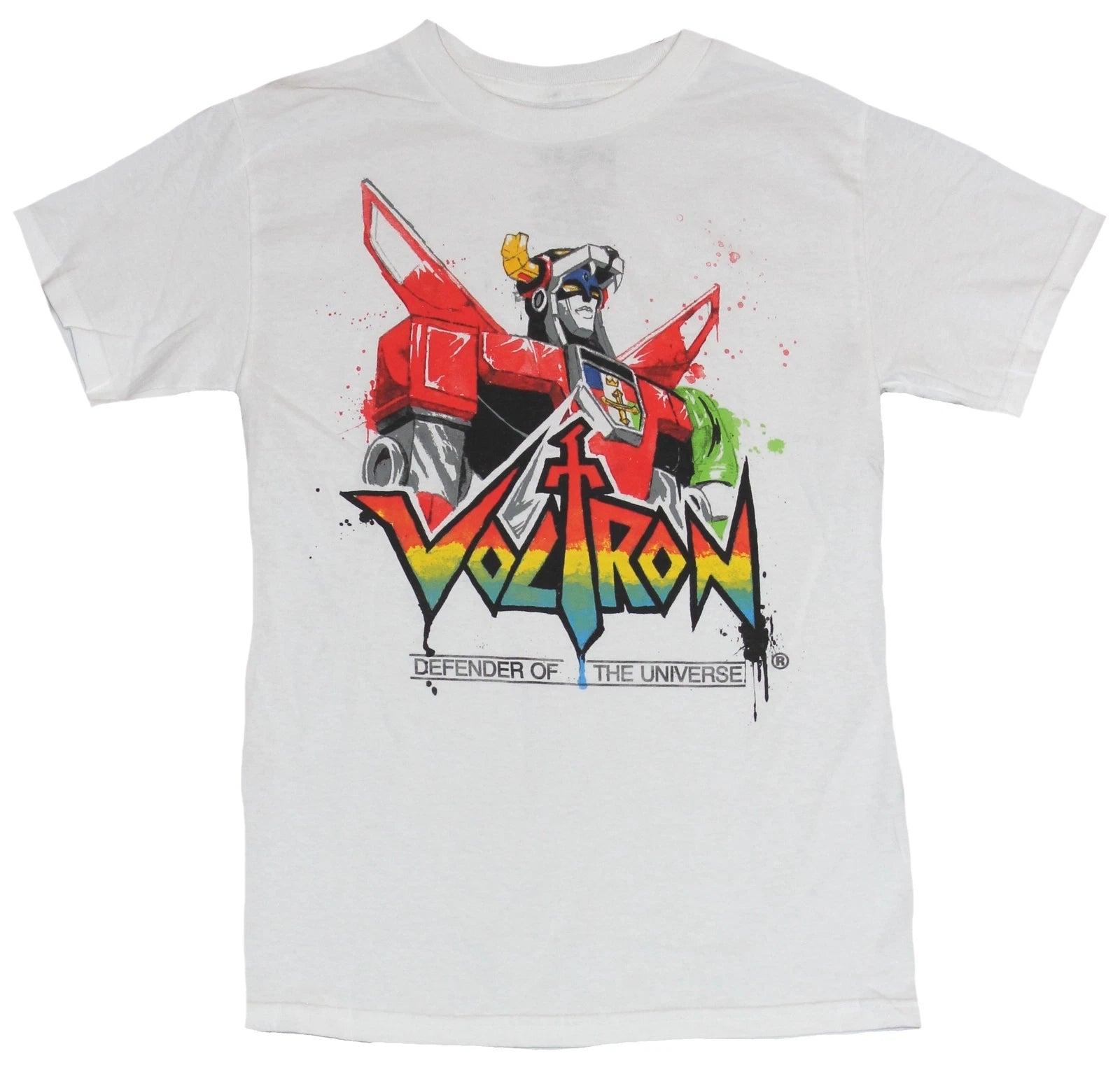 Voltron Adult New T-Shirt -  Head and Shoulders Above Classic Logo Pic