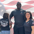250th Anniversary Patriotic Women's Black V-neck T-Shirt