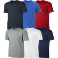 Mens Plain Crew Neck Cotton Gym Work Casual Short Sleeve T-shirt Tee Top S-5XL