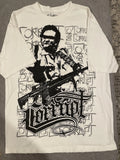 Corrupt Branded Grunge Affliction Style Tshirt White Size XL