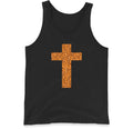 Leopard Print Cross Vest Shirt,Christian Faith Vest,Jesus Christmas Vest Top