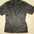 Oxford Golf T-Shirt Unisex Adults Size S Black Monogram Print Crew Neck Regular