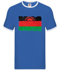 Malawi Grunge Style Flag - Mens Wrestler - Malawian Africa Country Travel
