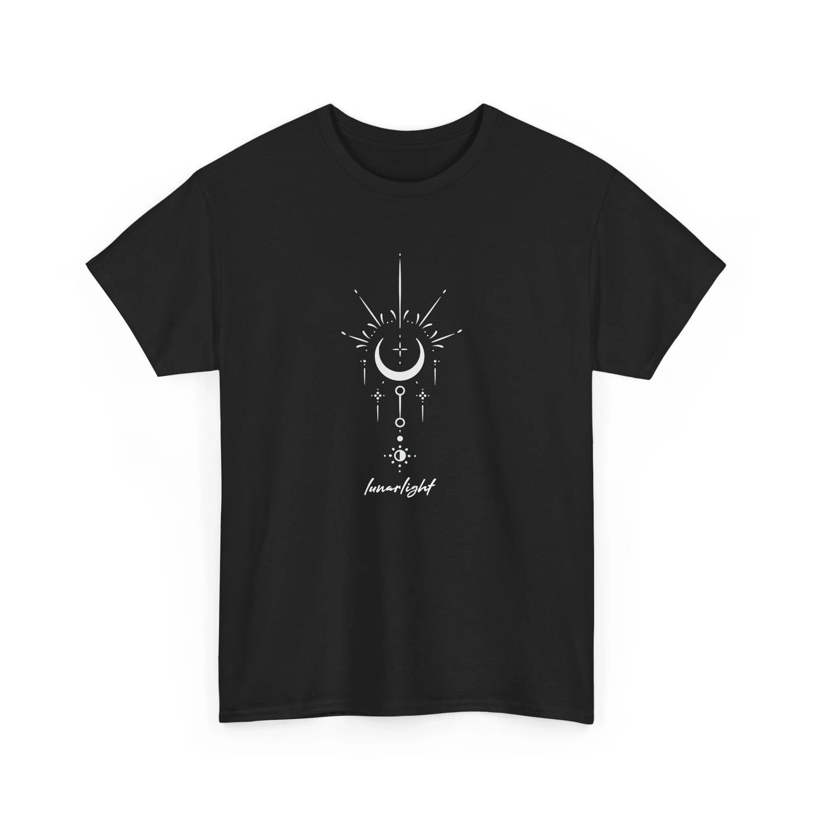 Lunar light Unisex Graphic T-shirt, Minimalist Clothing, Moonlight Shirt